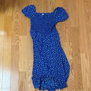 Francesca‘s Blue Floral Kids Dress